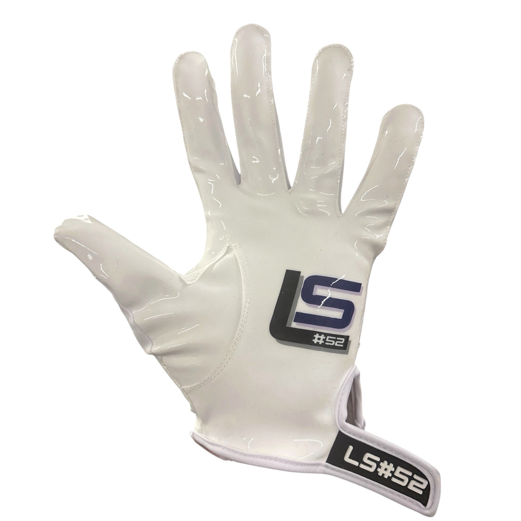 Receiver Football Gloves White